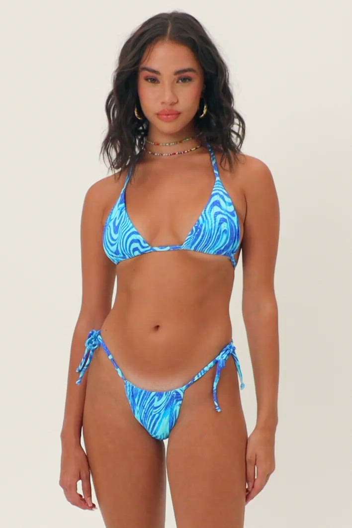 String Bikini Model